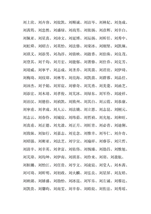 好听有内涵的刘姓男孩名字 知乎上惊艳的名字刘姓