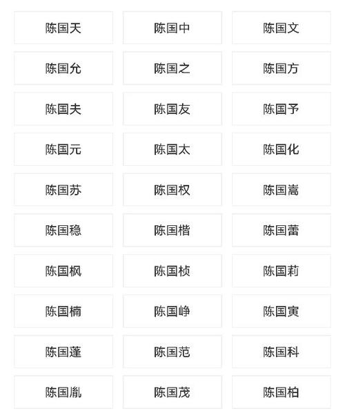 国字在中间的男孩名字大全 10000个男生名字