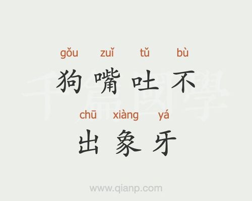 狗吐不出象牙打一生肖 狗的生肖怎么读是什么意思？