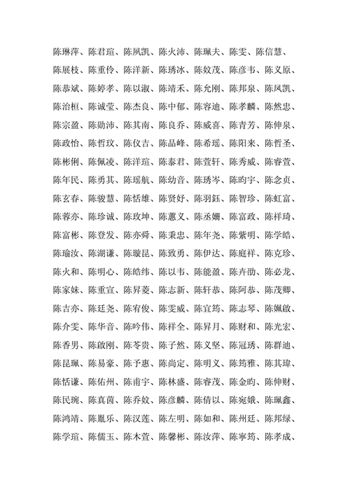 陈姓缺水金的女孩名字 陈姓缺水女宝宝名字