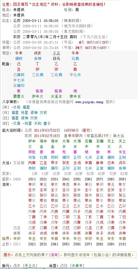 周易姓名五行查询 在线查姓名五行缺什么